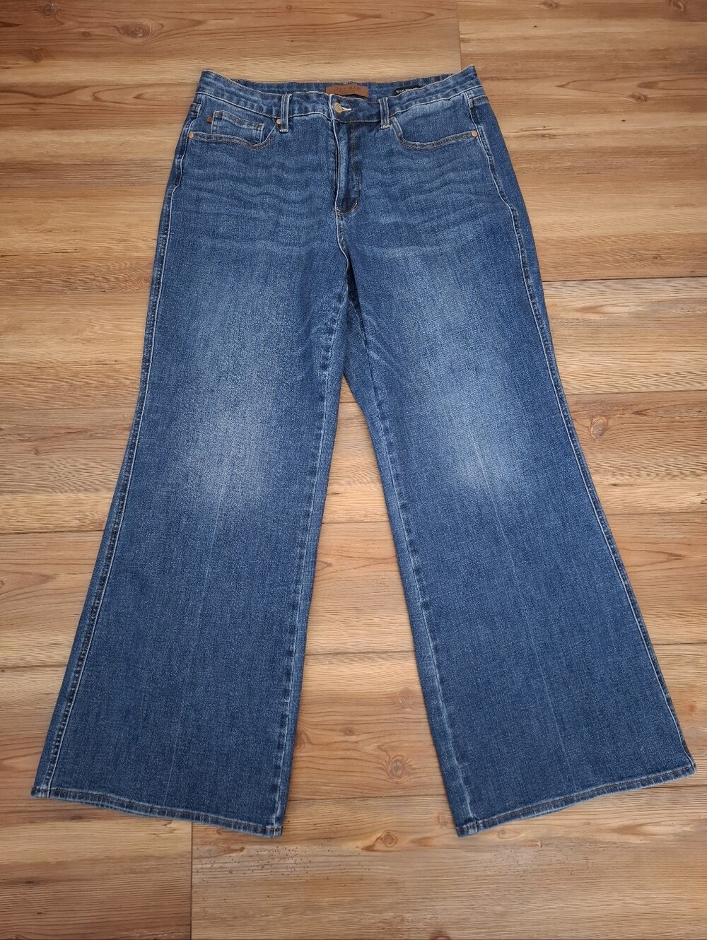 Judy Blue Retro Wide Leg Jeans Size 20W Blue Denim